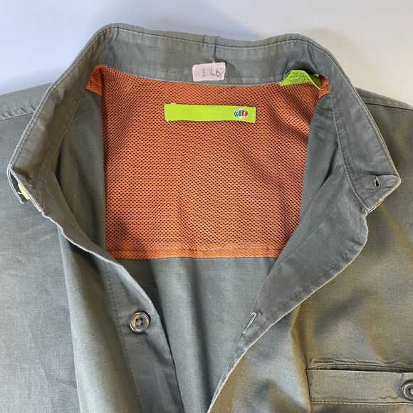 Mountain Dew Shirt Mens Size M Button Front Green Limited Promo Costume Graphic - Picture 3 of 12